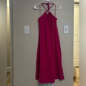 Old Navy Halter Style Maci Silt Dress Size M